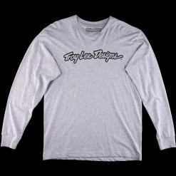 Troy Lee Designs Long Sleeve Tees^Long Sleeve Tee Signature Heather Gray
