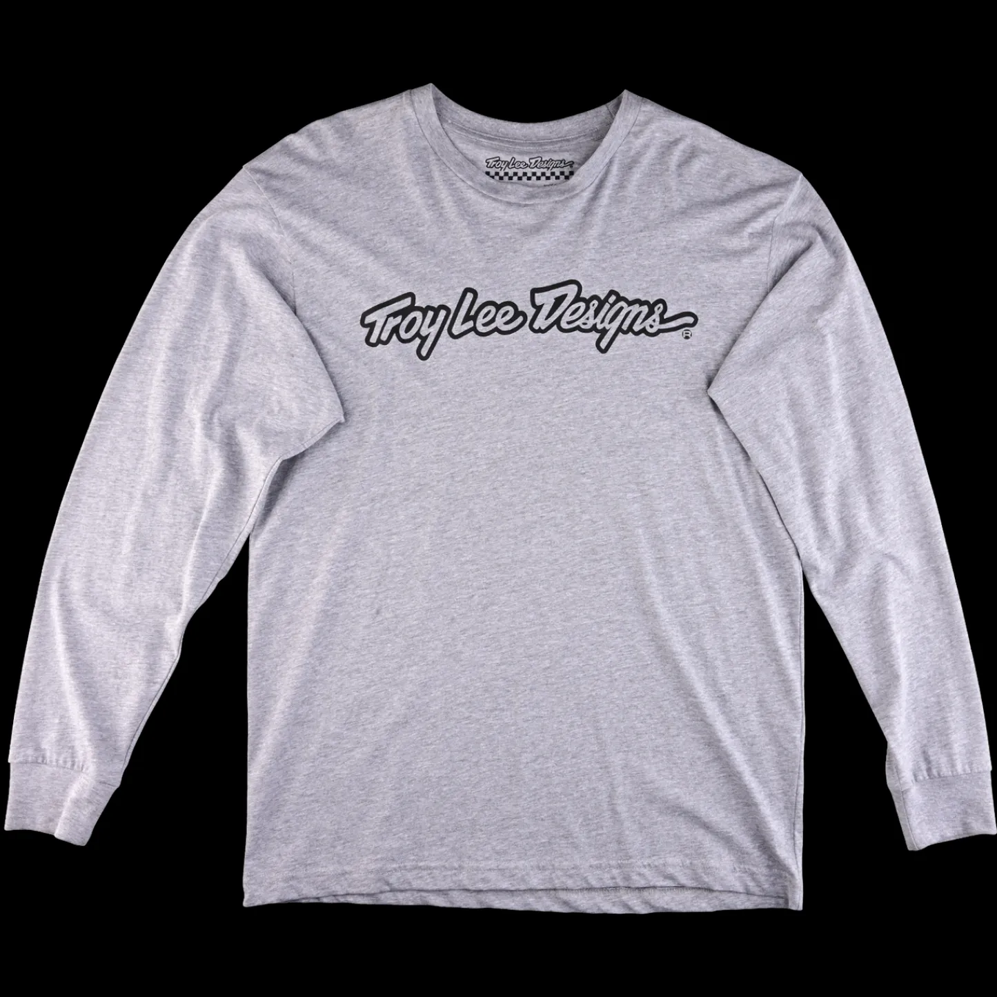 Troy Lee Designs Long Sleeve Tees^Long Sleeve Tee Signature Heather Gray