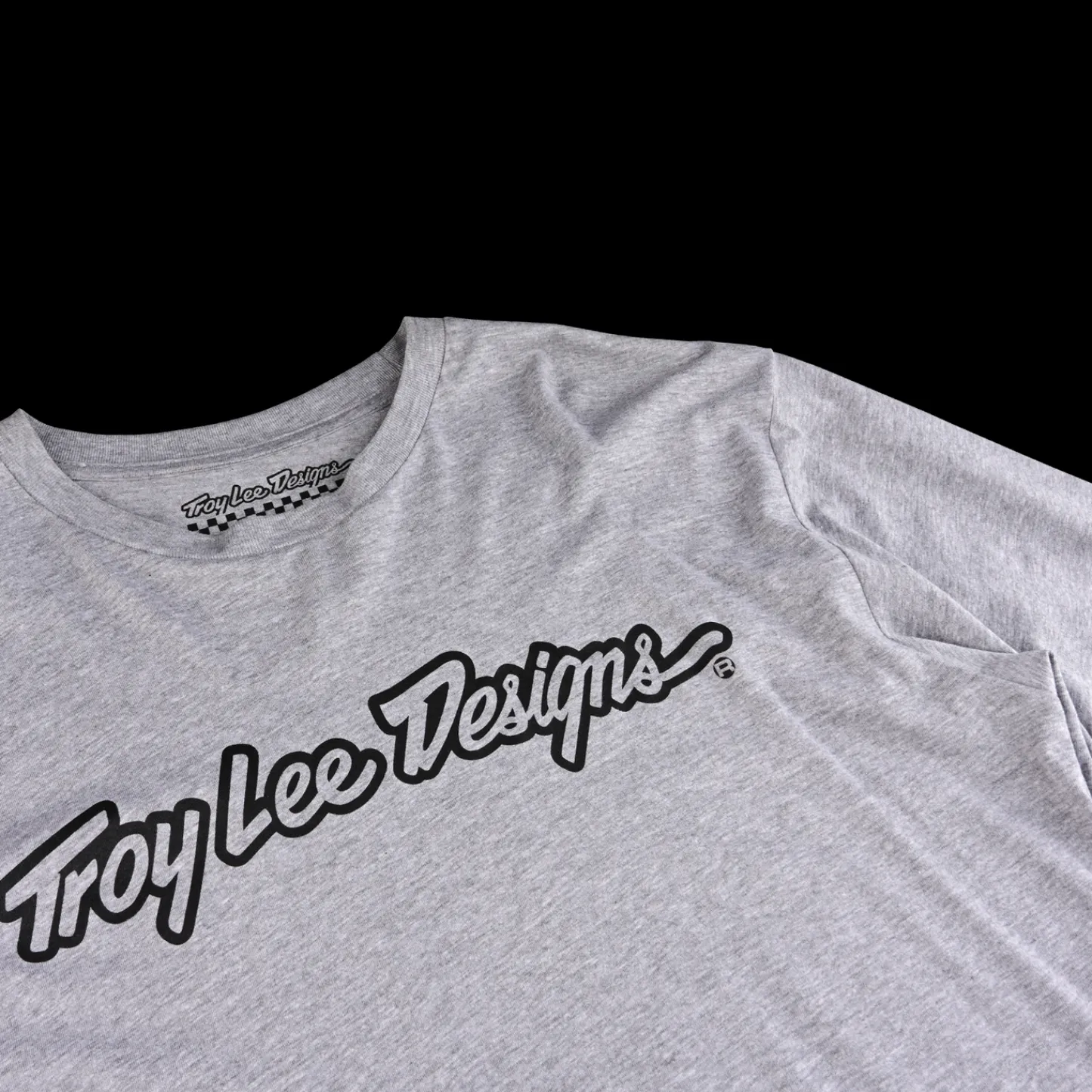 Troy Lee Designs Long Sleeve Tees^Long Sleeve Tee Signature Heather Gray