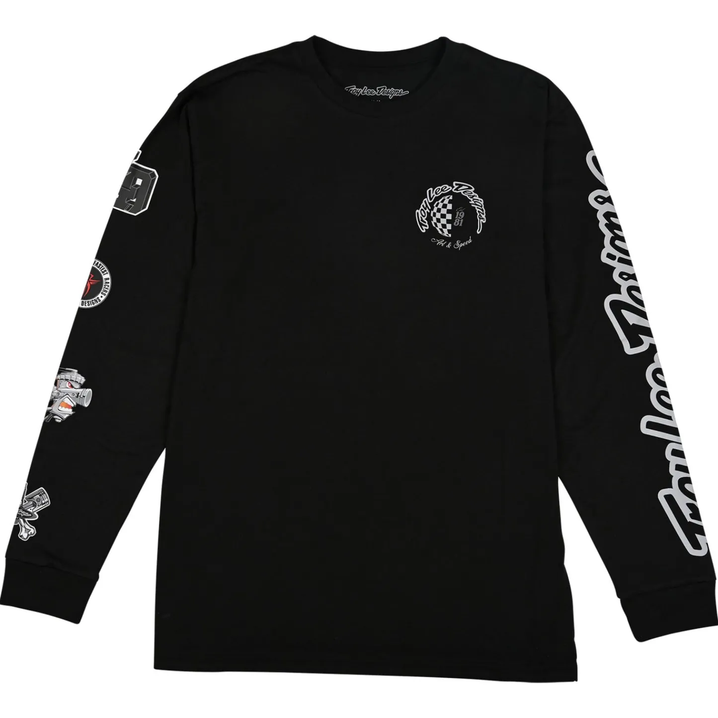 Troy Lee Designs Long Sleeve Tees^Long Sleeve Tee Worldwide Black
