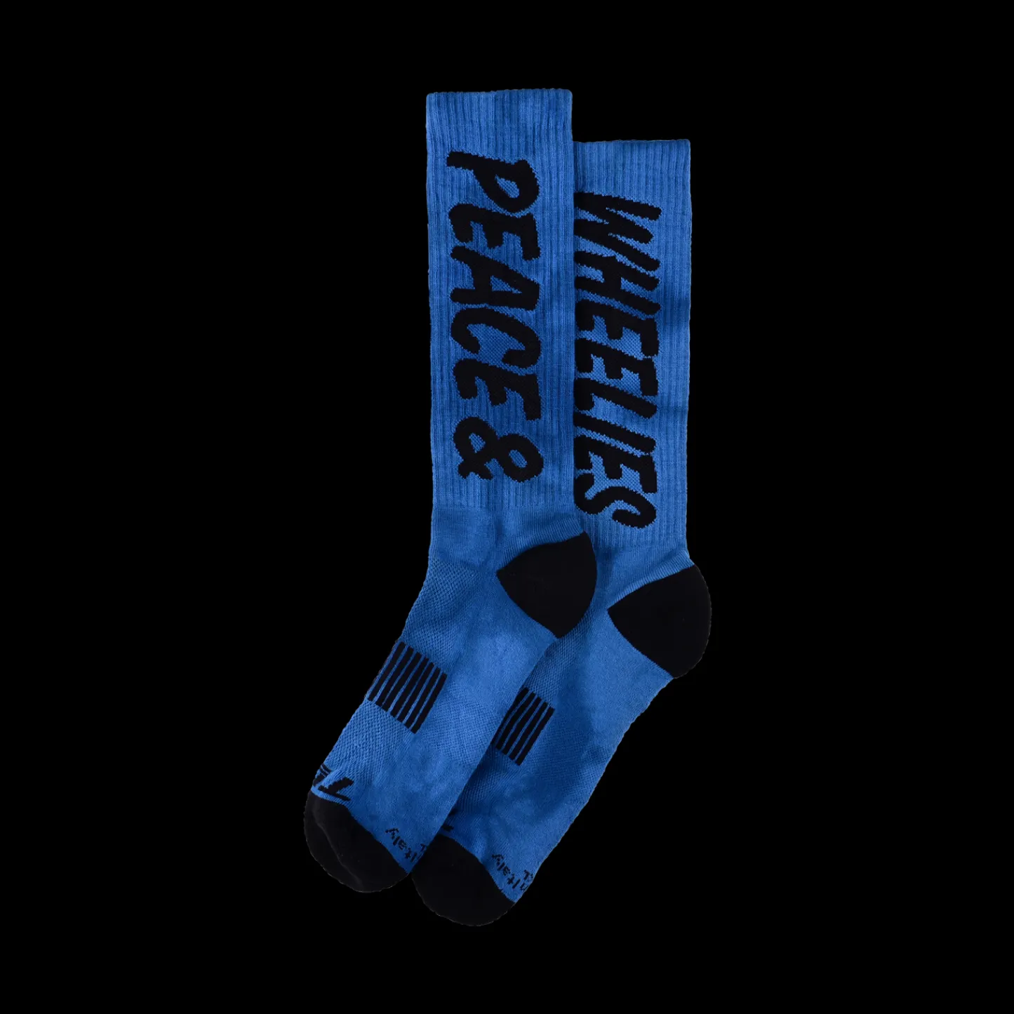 Troy Lee Designs Socks^Mens Performance Socks Peace & Wheelies Cobalt