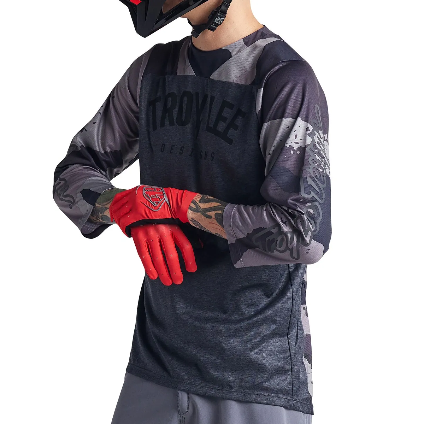 Troy Lee Designs Ruckus|Jerseys^Ruckus 3/4 Jersey Camber Camo Black Heather