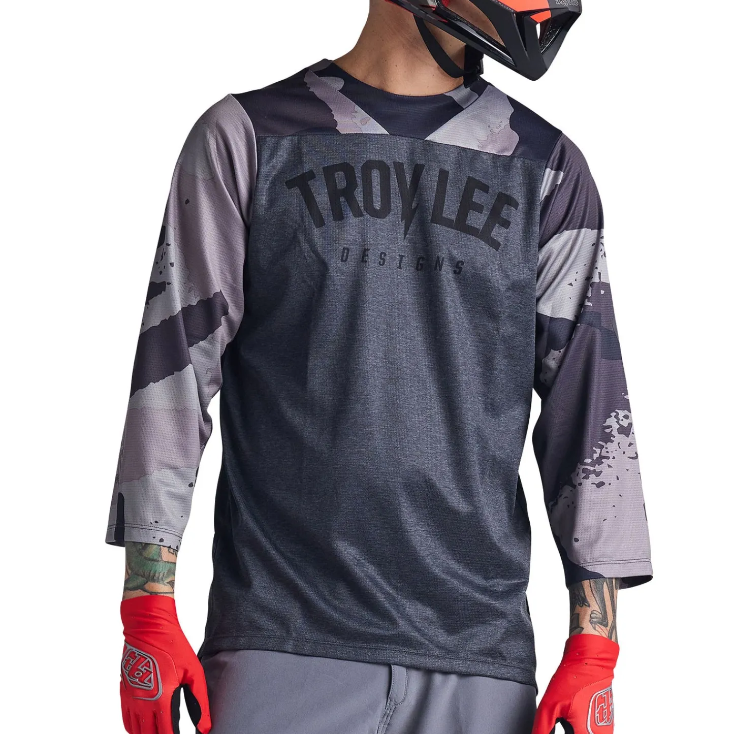 Troy Lee Designs Ruckus|Jerseys^Ruckus 3/4 Jersey Camber Camo Black Heather