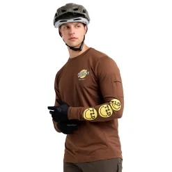 Troy Lee Designs Jerseys|Ruckus^Ruckus Long Sleeve Ride Tee Wheelies Chocolate