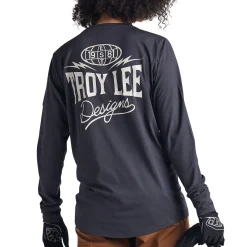 Troy Lee Designs Jerseys|Ruckus^Ruckus Long Sleeve Ride Tee Bolts Carbon