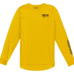 Troy Lee Designs Jerseys|Ruckus^Ruckus Long Sleeve Ride Tee Eyez Safron