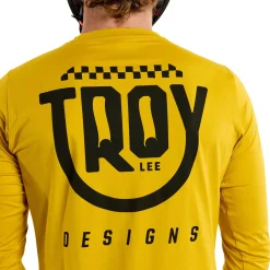 Troy Lee Designs Jerseys|Ruckus^Ruckus Long Sleeve Ride Tee Eyez Safron