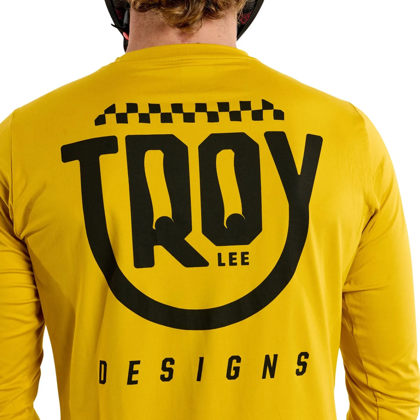 Troy Lee Designs Jerseys|Ruckus^Ruckus Long Sleeve Ride Tee Eyez Safron