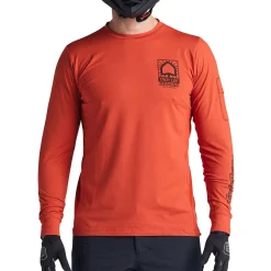 Troy Lee Designs Jerseys|Ruckus^Ruckus Long Sleeve Ride Tee Create To Destroy Brick