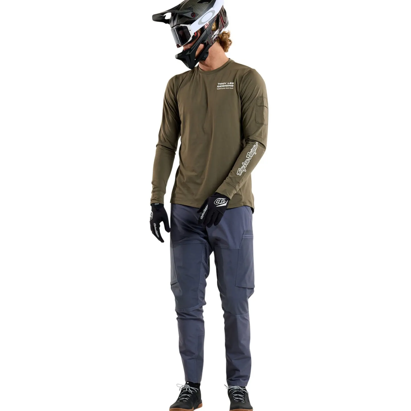 Troy Lee Designs Jerseys|Ruckus^Ruckus Long Sleeve Ride Tee Factory Caper