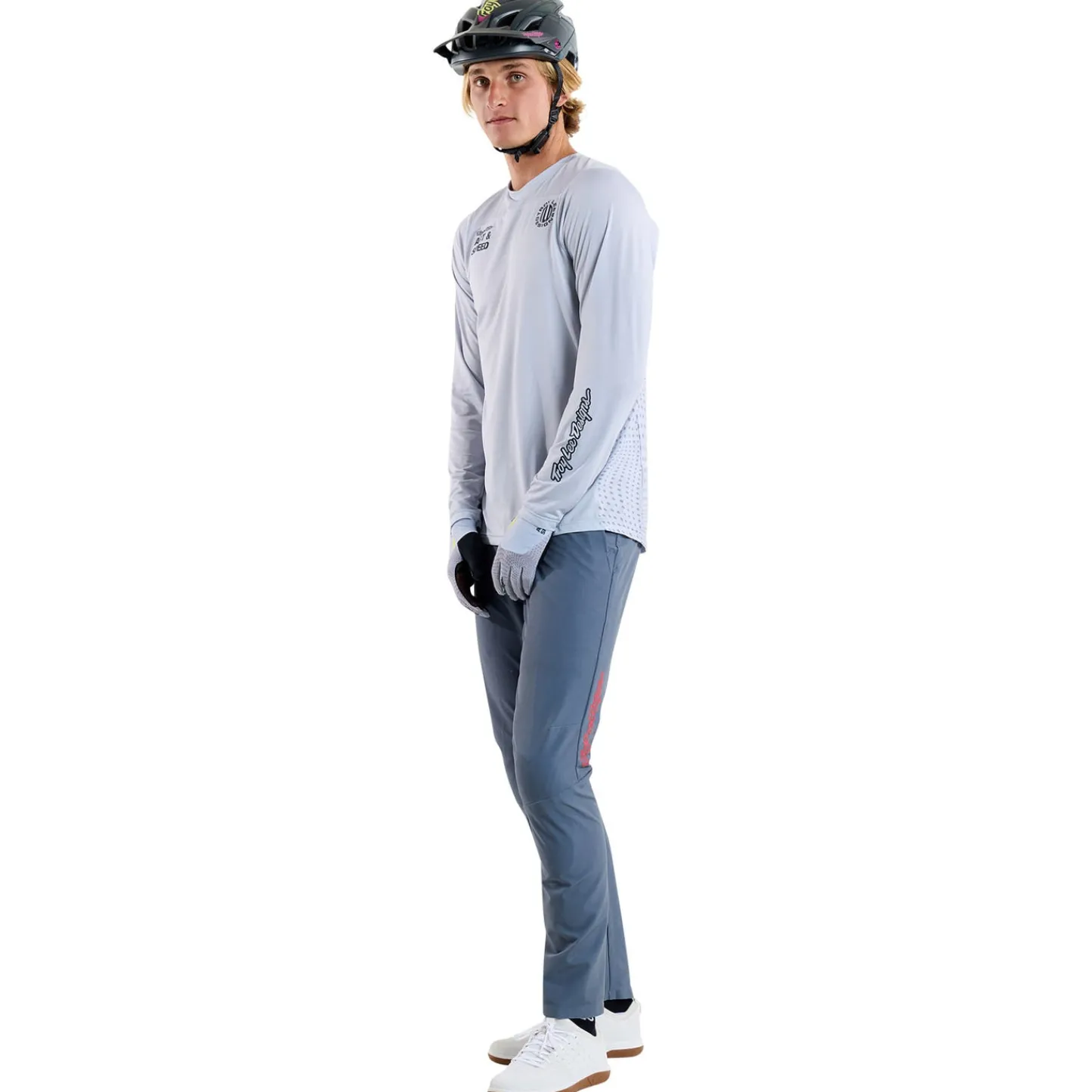 Troy Lee Designs Jerseys|Ruckus^Ruckus Long Sleeve Ride Tee Burn Out Mist
