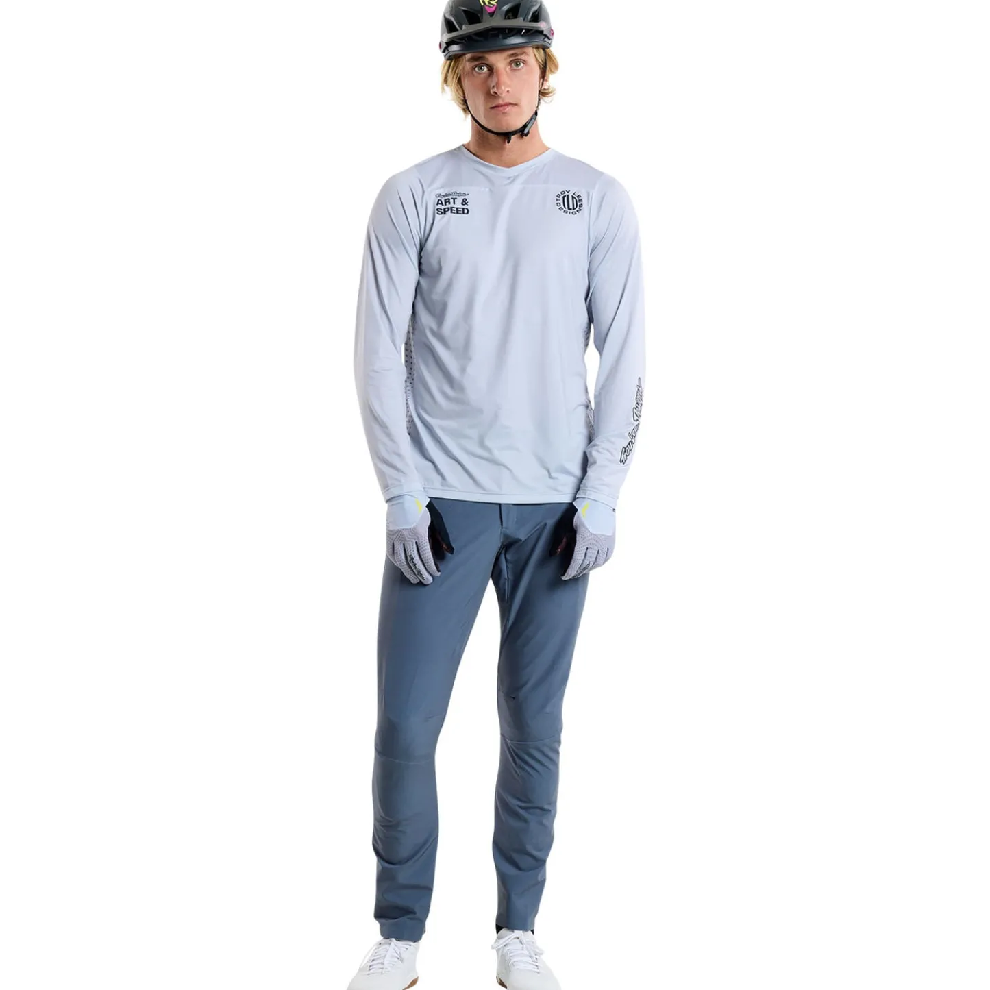 Troy Lee Designs Jerseys|Ruckus^Ruckus Long Sleeve Ride Tee Burn Out Mist