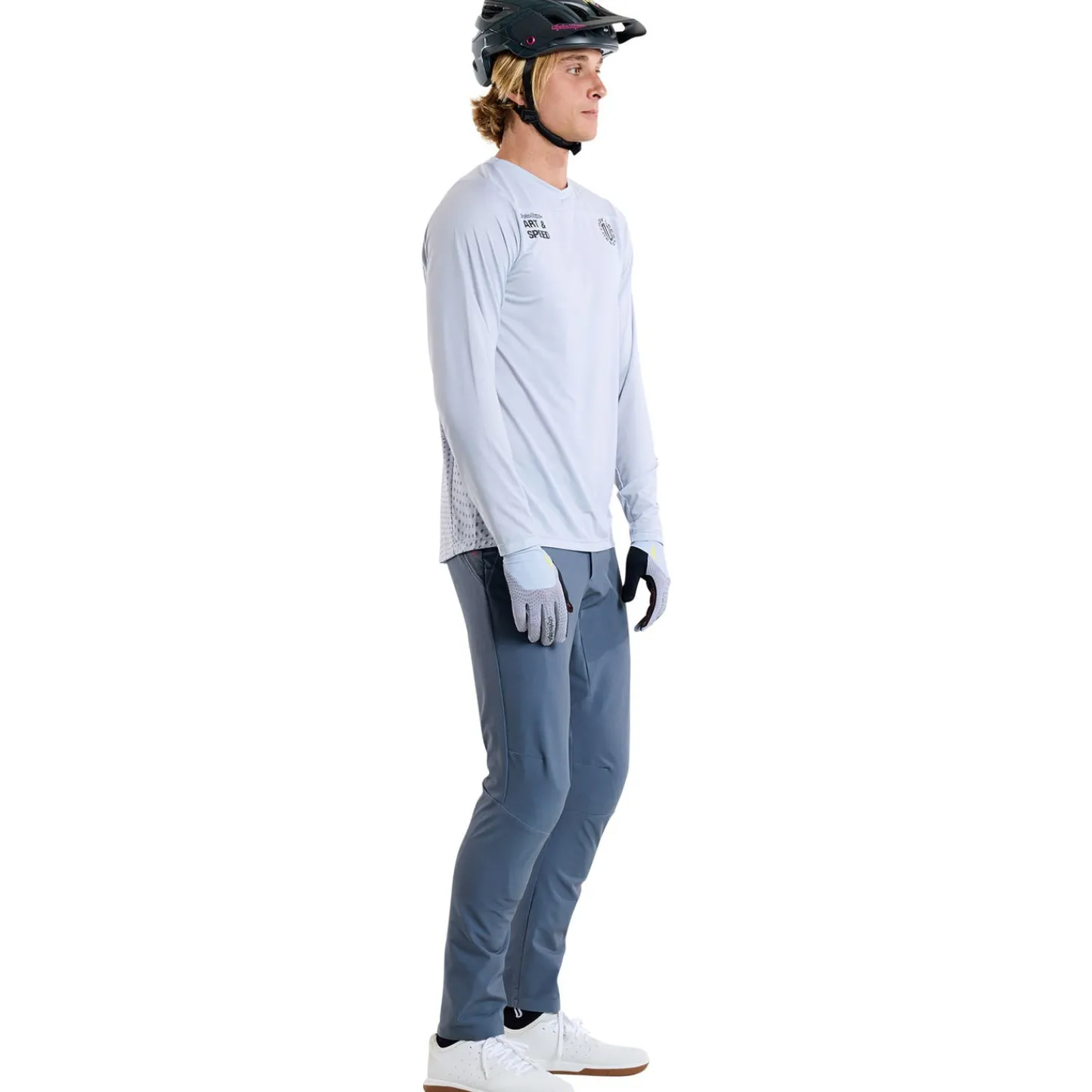 Troy Lee Designs Jerseys|Ruckus^Ruckus Long Sleeve Ride Tee Burn Out Mist