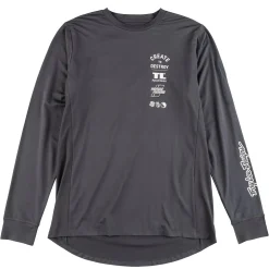 Troy Lee Designs Jerseys|Ruckus^Ruckus Long Sleeve Ride Tee Destroy Carbon
