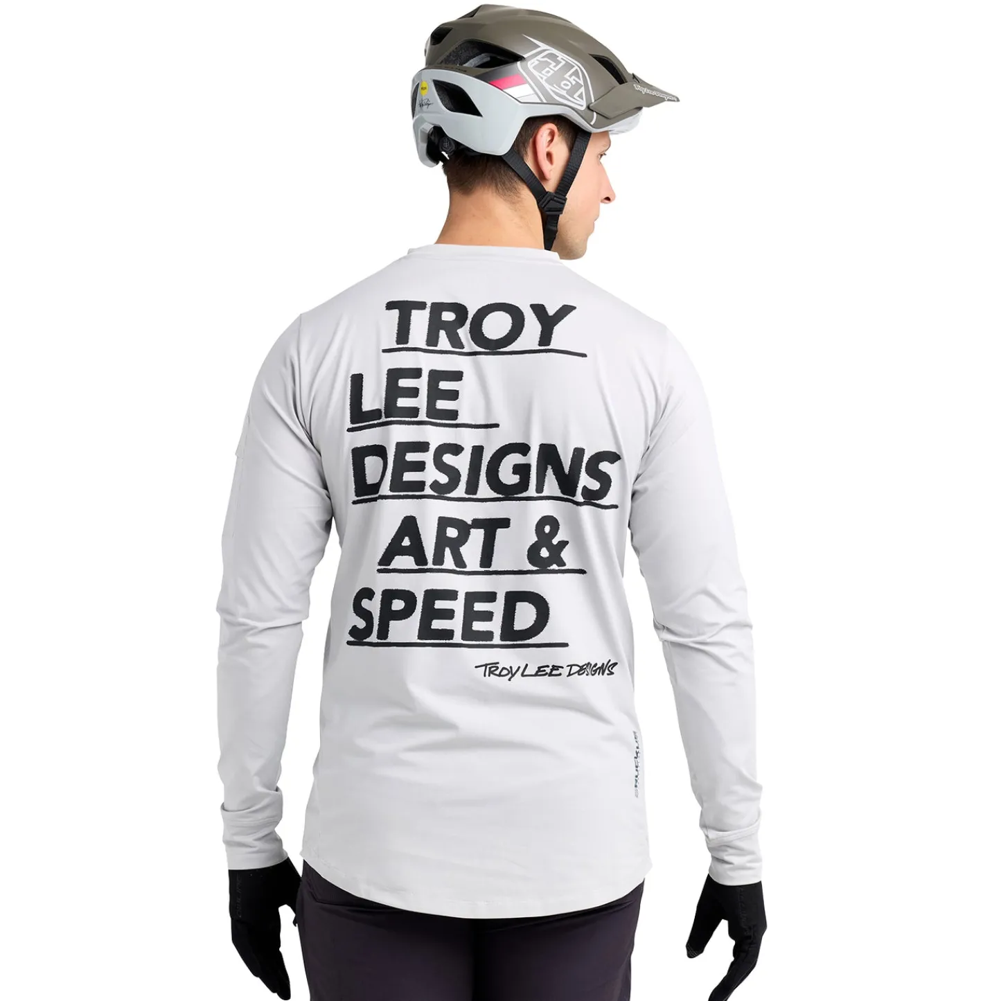 Troy Lee Designs Jerseys|Ruckus^Ruckus Long Sleeve Ride Tee Art And Speed Mist