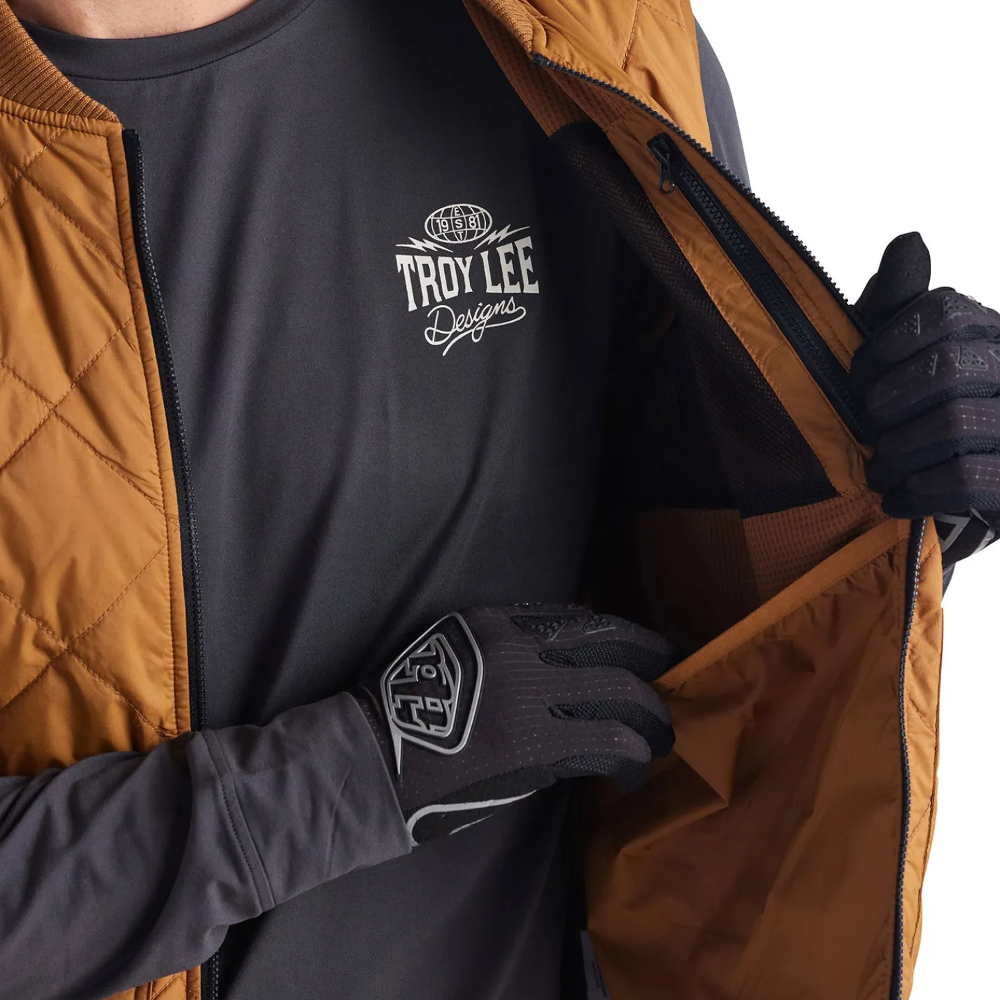 Troy Lee Designs Jackets|Ruckus^Ruckus Ride Vest Mono Dark Canvas