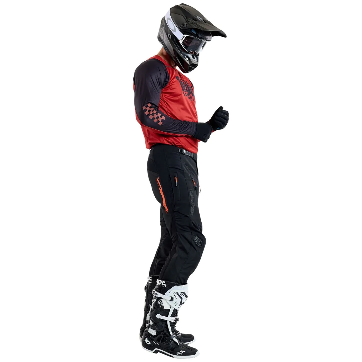 Troy Lee Designs Scout Gp|Jerseys^Scout GP Jersey Big Lee Black / Burnt Orange