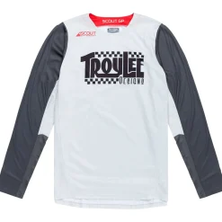 Troy Lee Designs Scout Gp|Jerseys^Scout GP Jersey Big Lee Charcoal / Fog