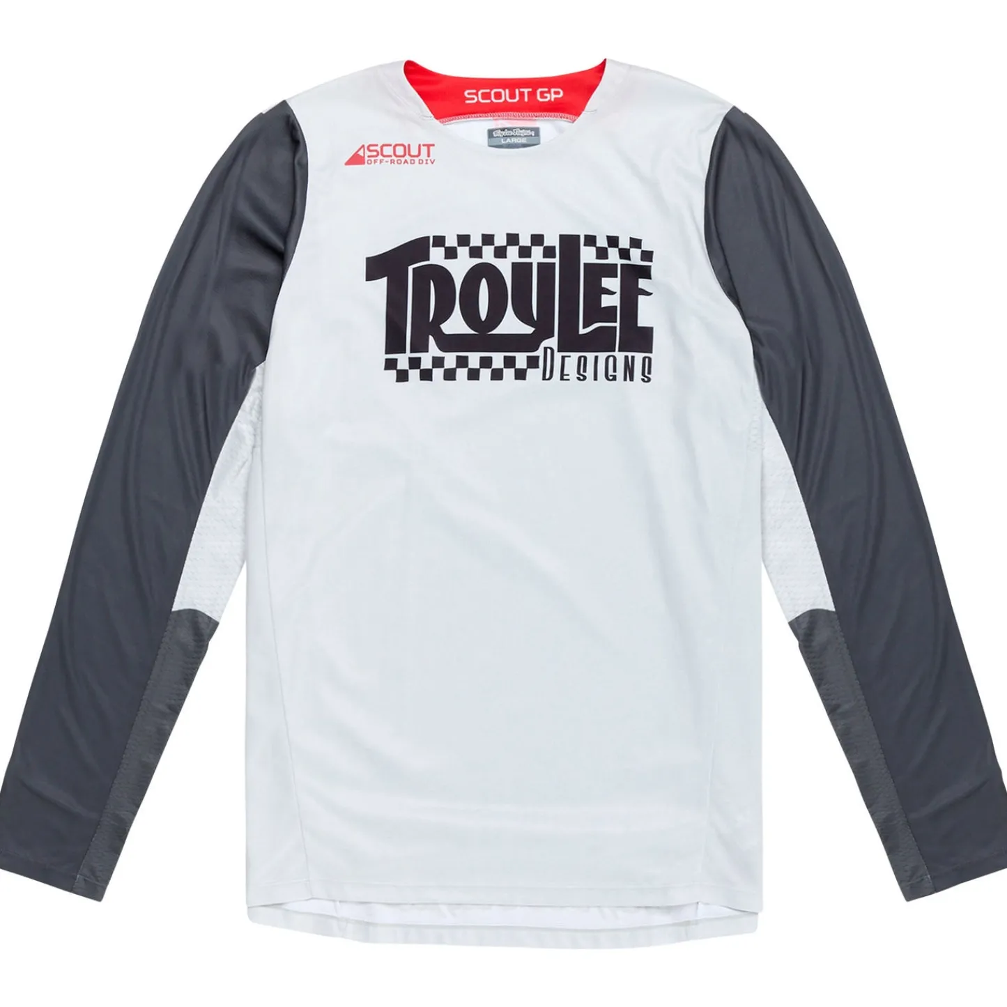 Troy Lee Designs Scout Gp|Jerseys^Scout GP Jersey Big Lee Charcoal / Fog