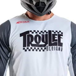 Troy Lee Designs Scout Gp|Jerseys^Scout GP Jersey Big Lee Charcoal / Fog