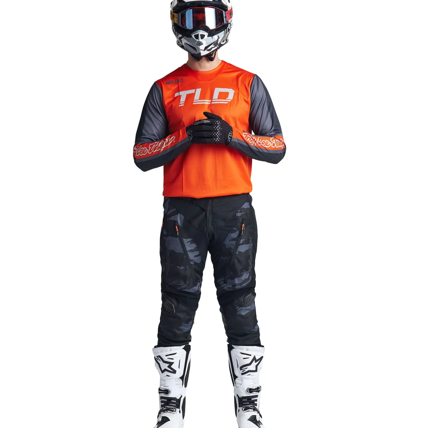 Troy Lee Designs Scout Gp|Gp^Scout GP Jersey Recon Neon Orange / Gray