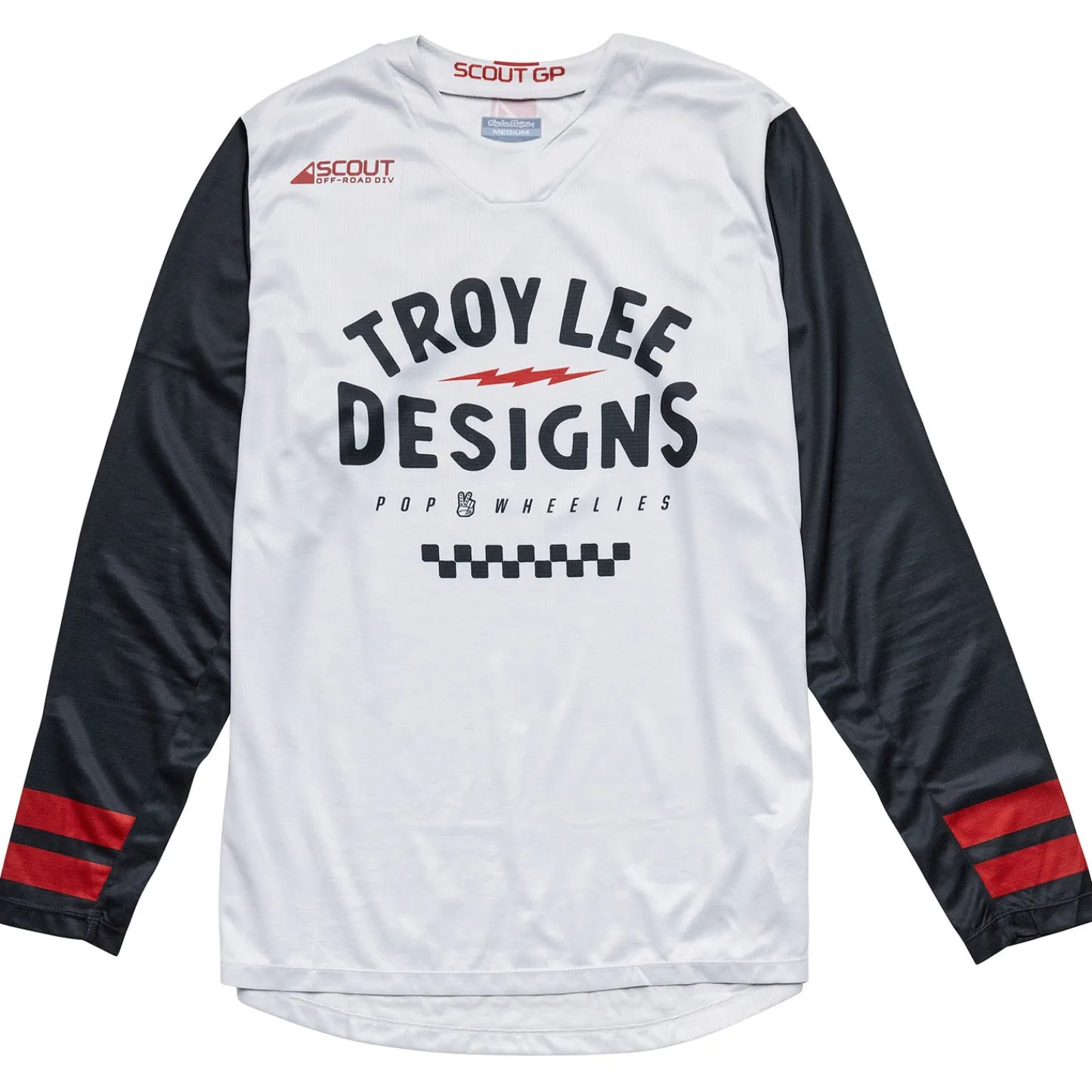 Troy Lee Designs Scout Gp|Gp^Scout GP Jersey Ride On Charcoal / Vintage White