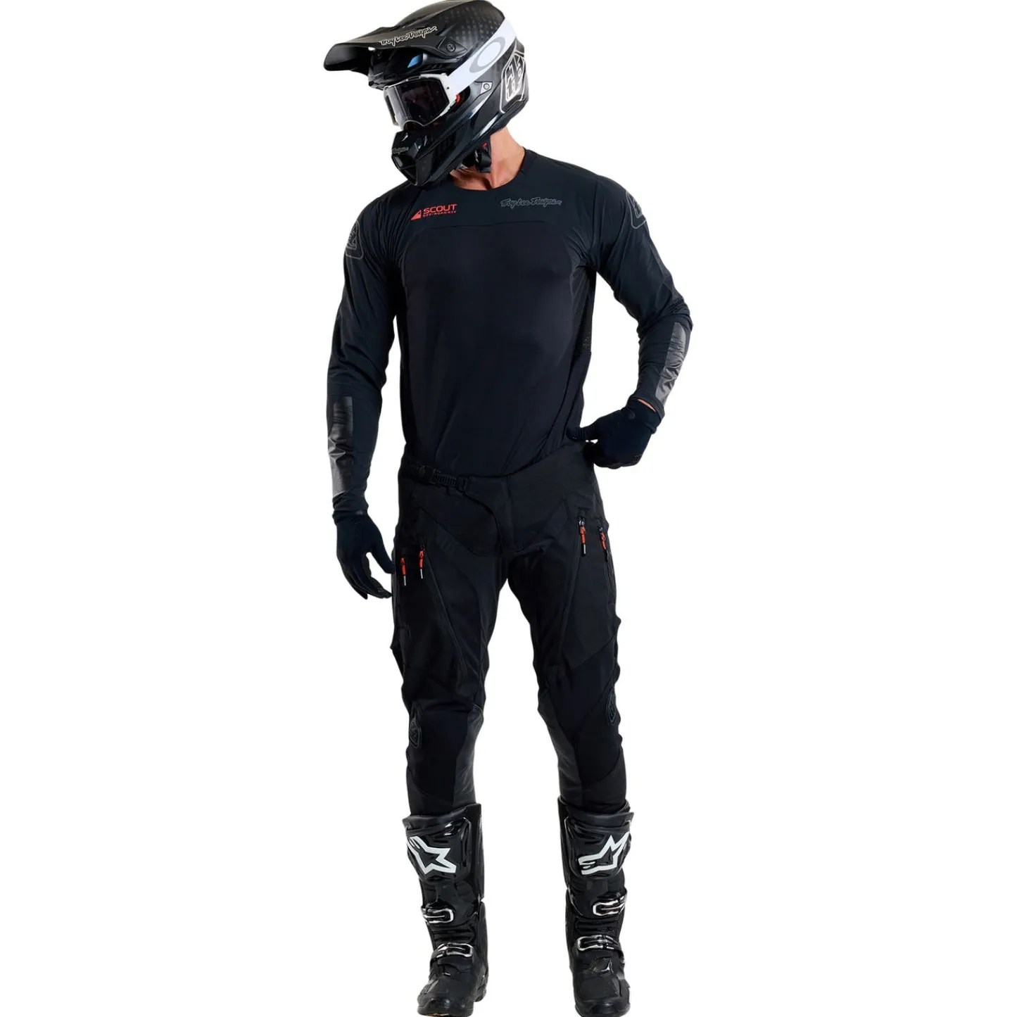 Troy Lee Designs Jerseys|Off Road^Scout SE Jersey Systems Black