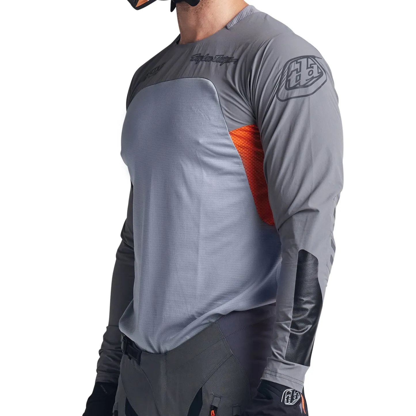 Troy Lee Designs Scout Se|Jerseys^Scout SE Jersey Systems Gray / Neon Orange