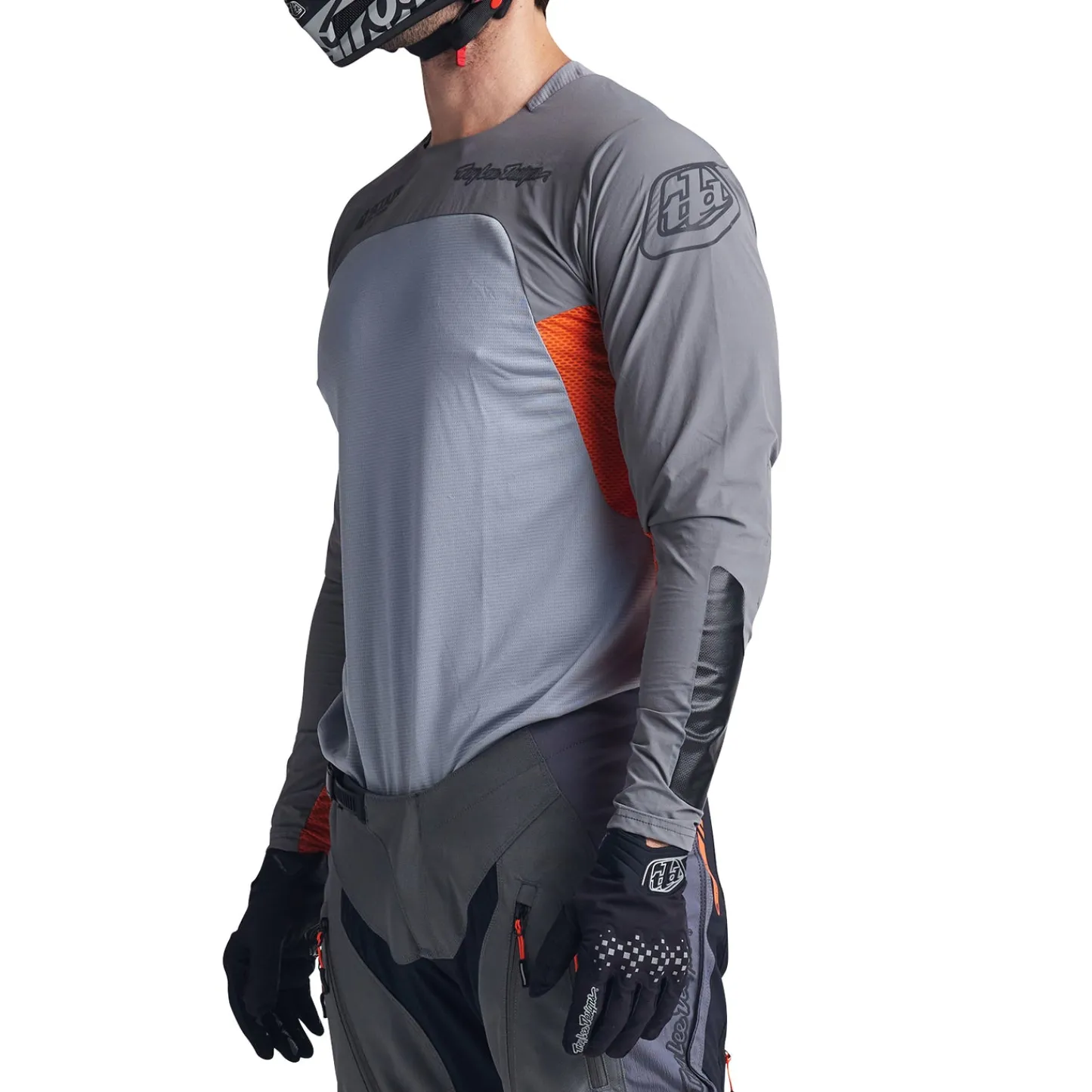 Troy Lee Designs Scout Se|Jerseys^Scout SE Jersey Systems Gray / Neon Orange