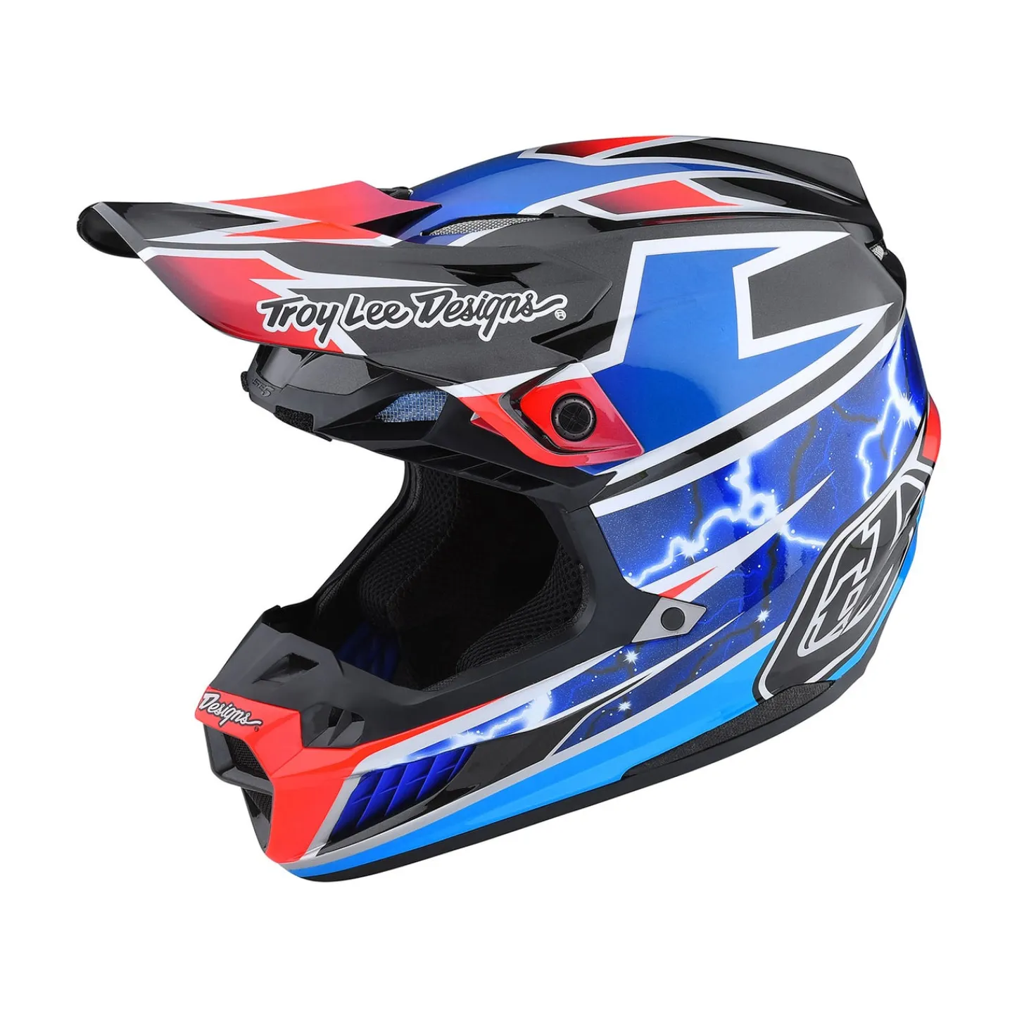 Women Troy Lee Designs Se5|Helmets^SE5 Composite Helmet Lightning Blue