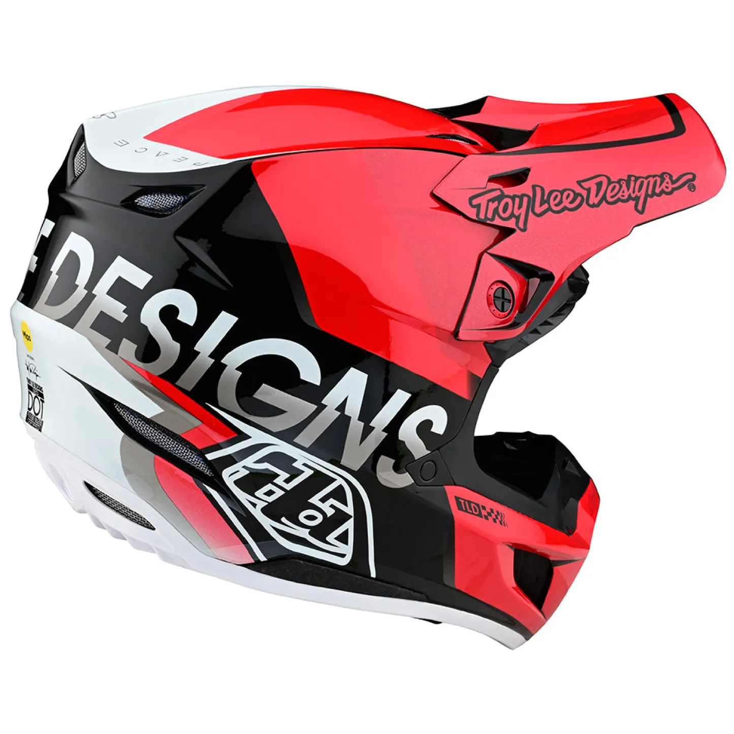 Women Troy Lee Designs Se5|Helmets^SE5 Composite Helmet Qualifier Red / Black