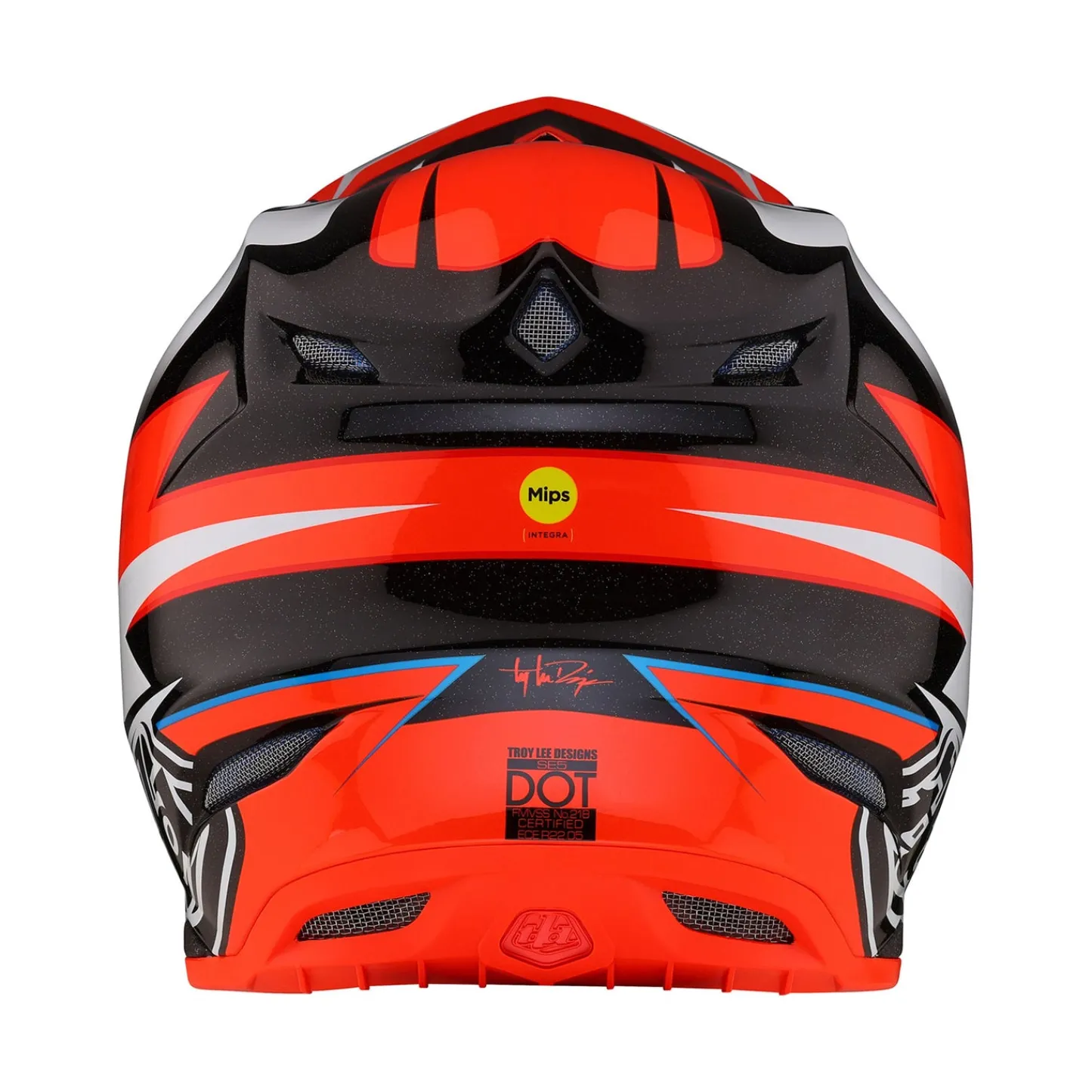 Troy Lee Designs Se5|Track^SE5 Composite Helmet Saber Neon Red