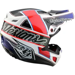 Troy Lee Designs Se5|Track^SE5 Composite Helmet Team White / Black