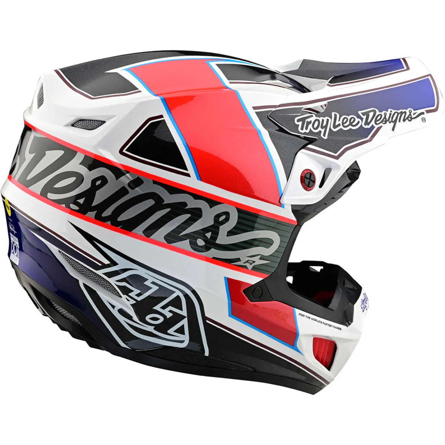 Troy Lee Designs Se5|Track^SE5 Composite Helmet Team White / Black