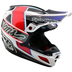 Troy Lee Designs Se5|Track^SE5 Composite Helmet Team White / Black