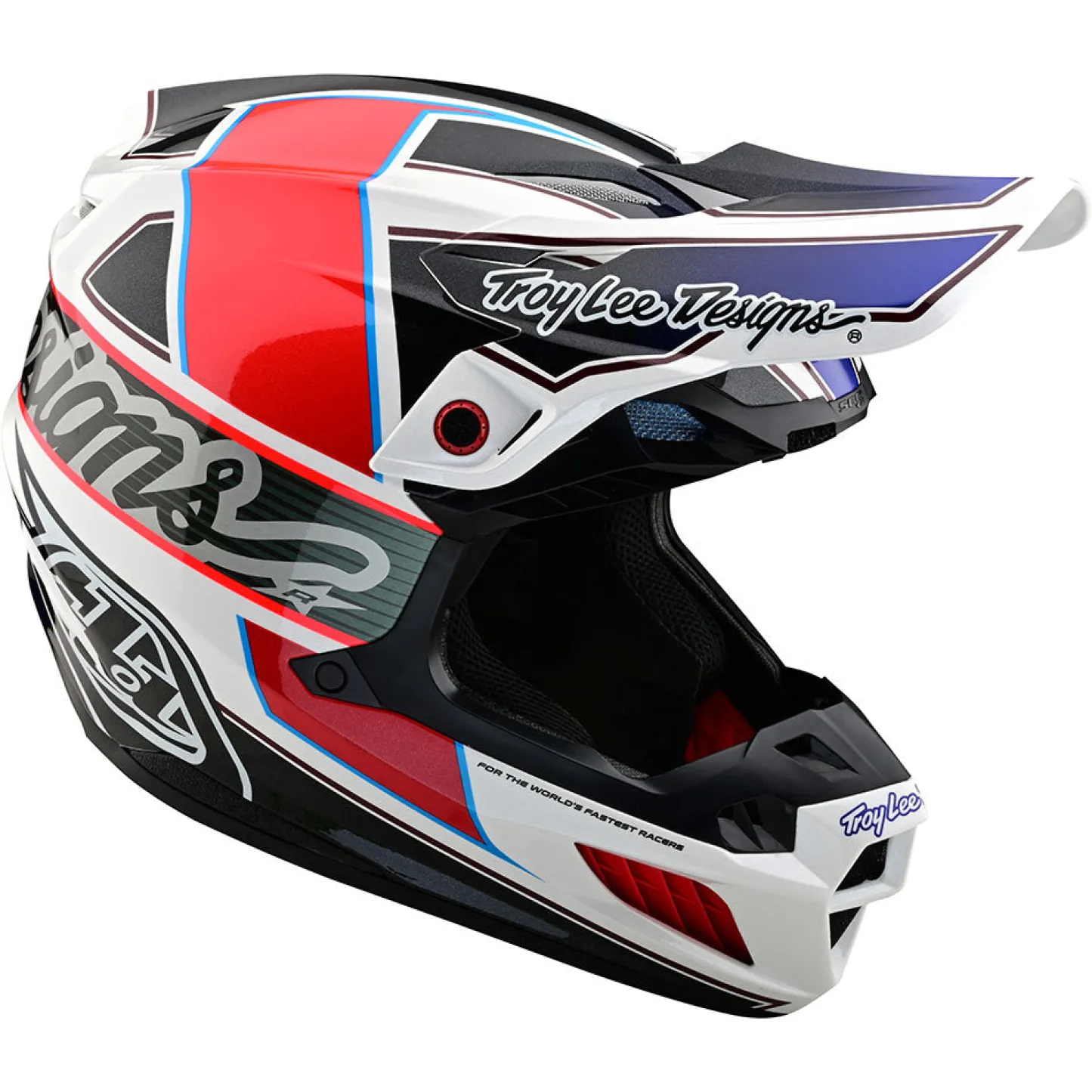 Troy Lee Designs Se5|Track^SE5 Composite Helmet Team White / Black