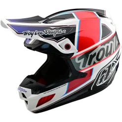 Troy Lee Designs Se5|Track^SE5 Composite Helmet Team White / Black