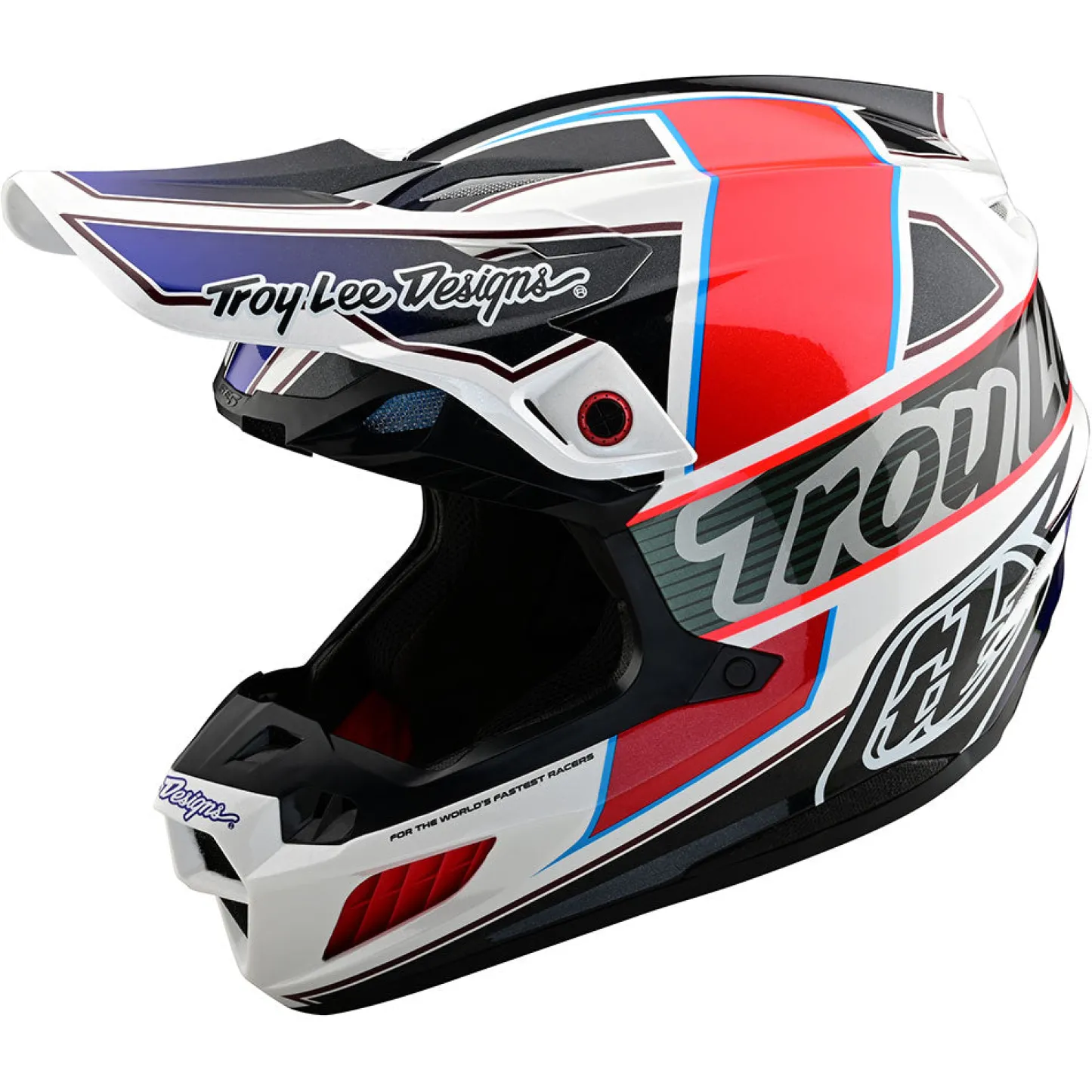Troy Lee Designs Se5|Track^SE5 Composite Helmet Team White / Black