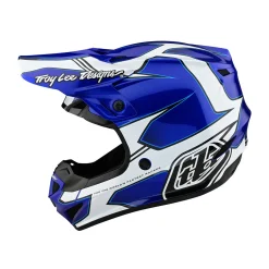 Women Troy Lee Designs Se4|Helmets^SE4 Polyacrylite Helmet Matrix Blue