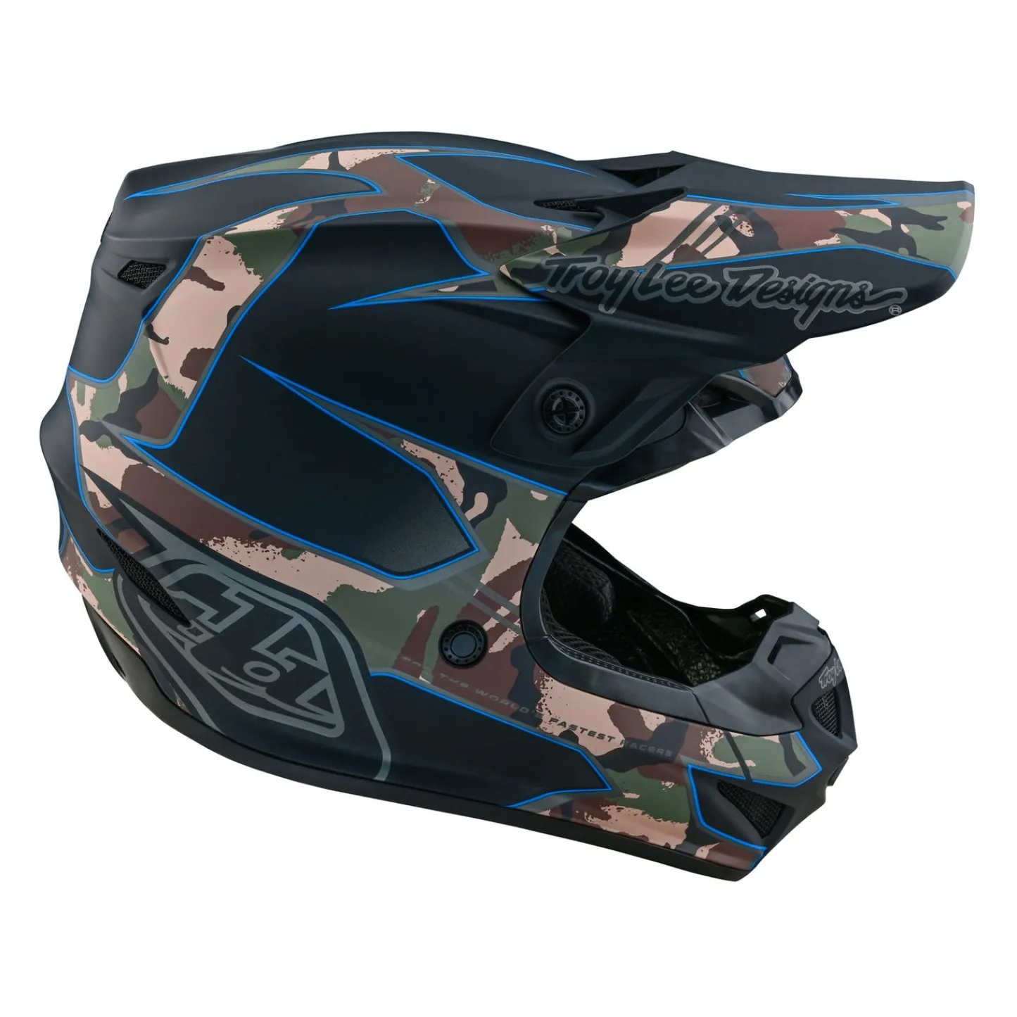 Women Troy Lee Designs Se4|Helmets^SE4 Polyacrylite Helmet Matrix Camo Black