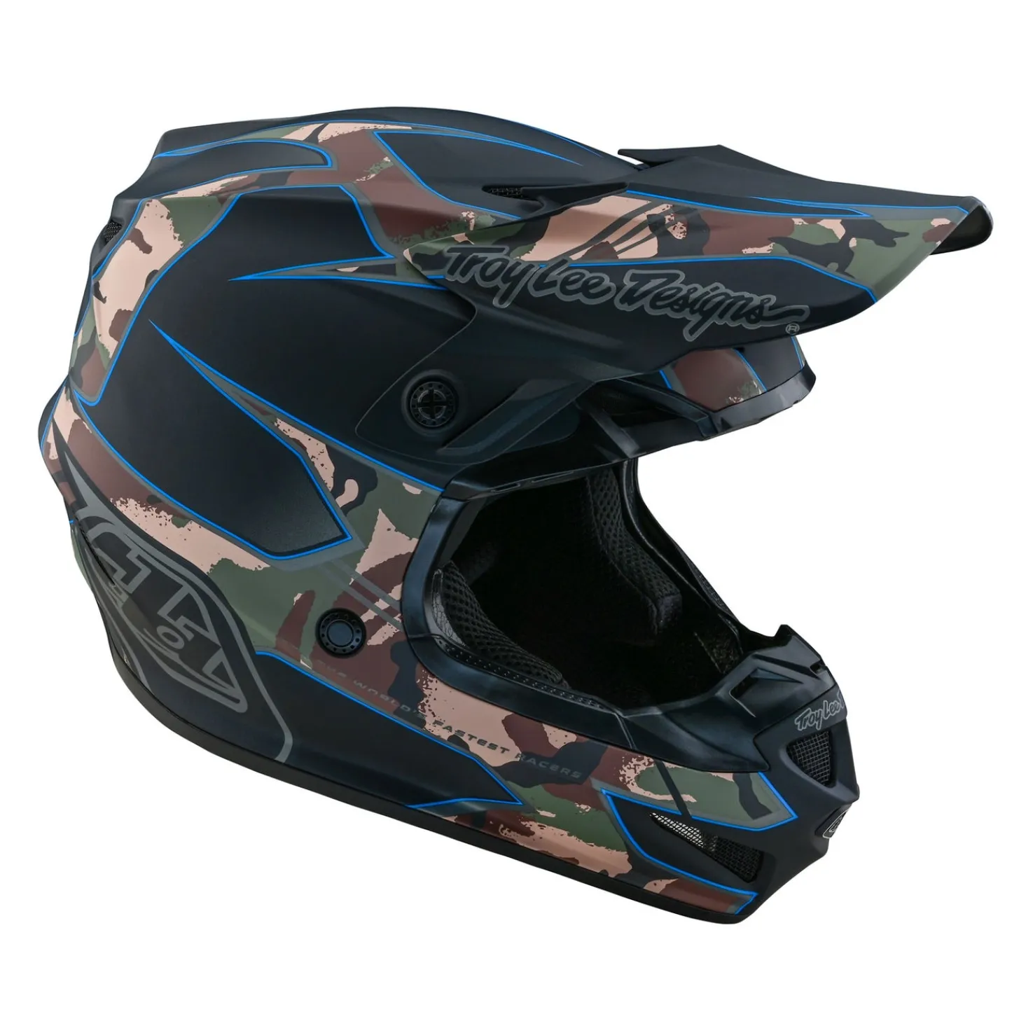 Women Troy Lee Designs Se4|Helmets^SE4 Polyacrylite Helmet Matrix Camo Black
