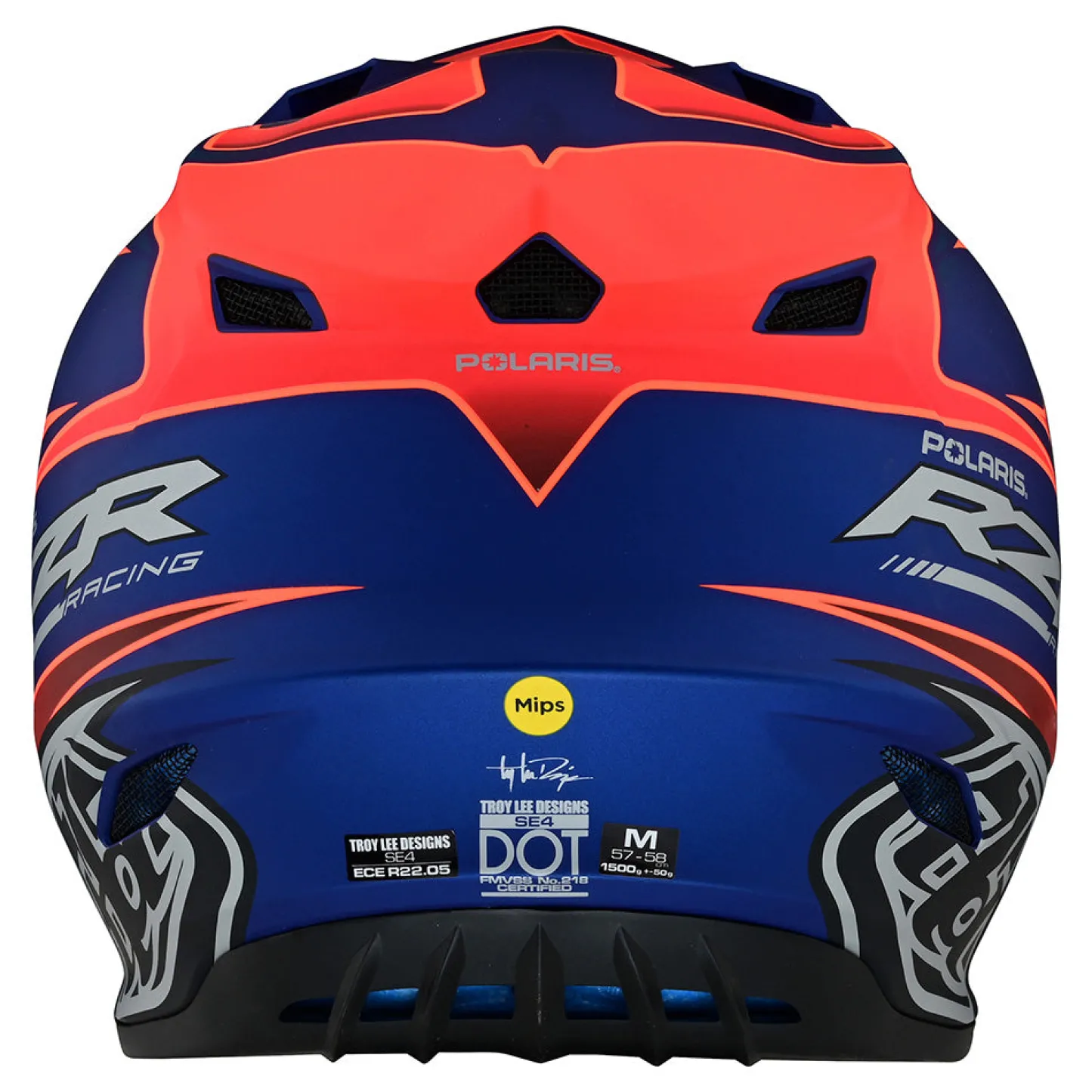 Women Troy Lee Designs Se4|Helmets^SE4 Polyacrylite Helmet Polaris Blue / Red