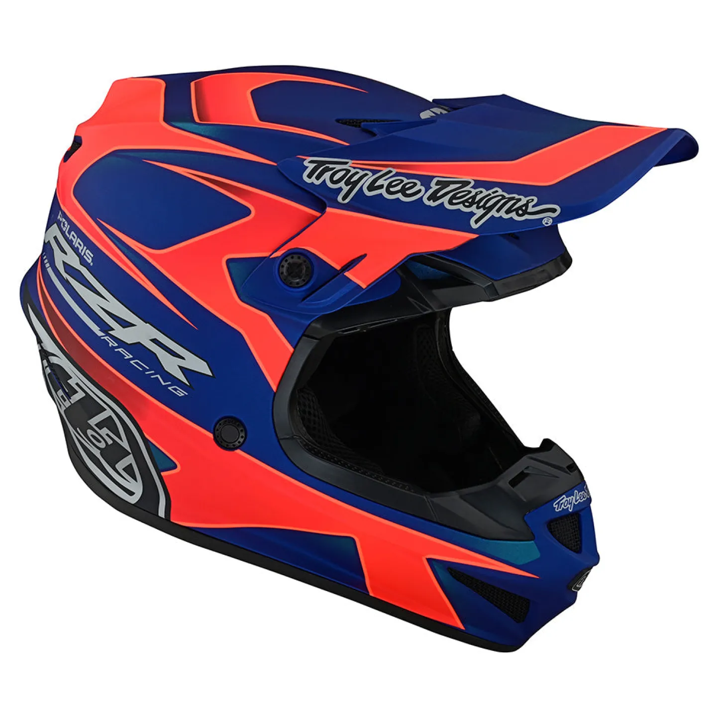 Women Troy Lee Designs Se4|Helmets^SE4 Polyacrylite Helmet Polaris Blue / Red