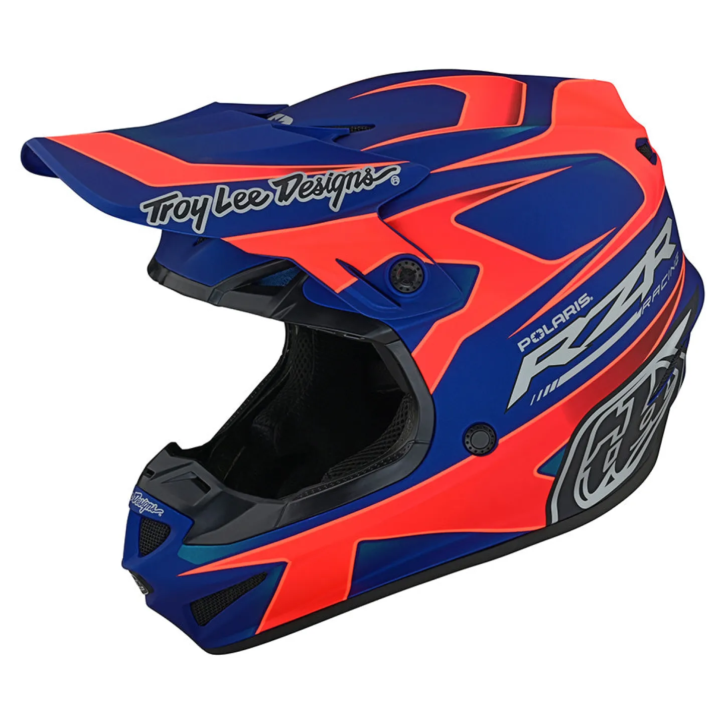 Women Troy Lee Designs Se4|Helmets^SE4 Polyacrylite Helmet Polaris Blue / Red