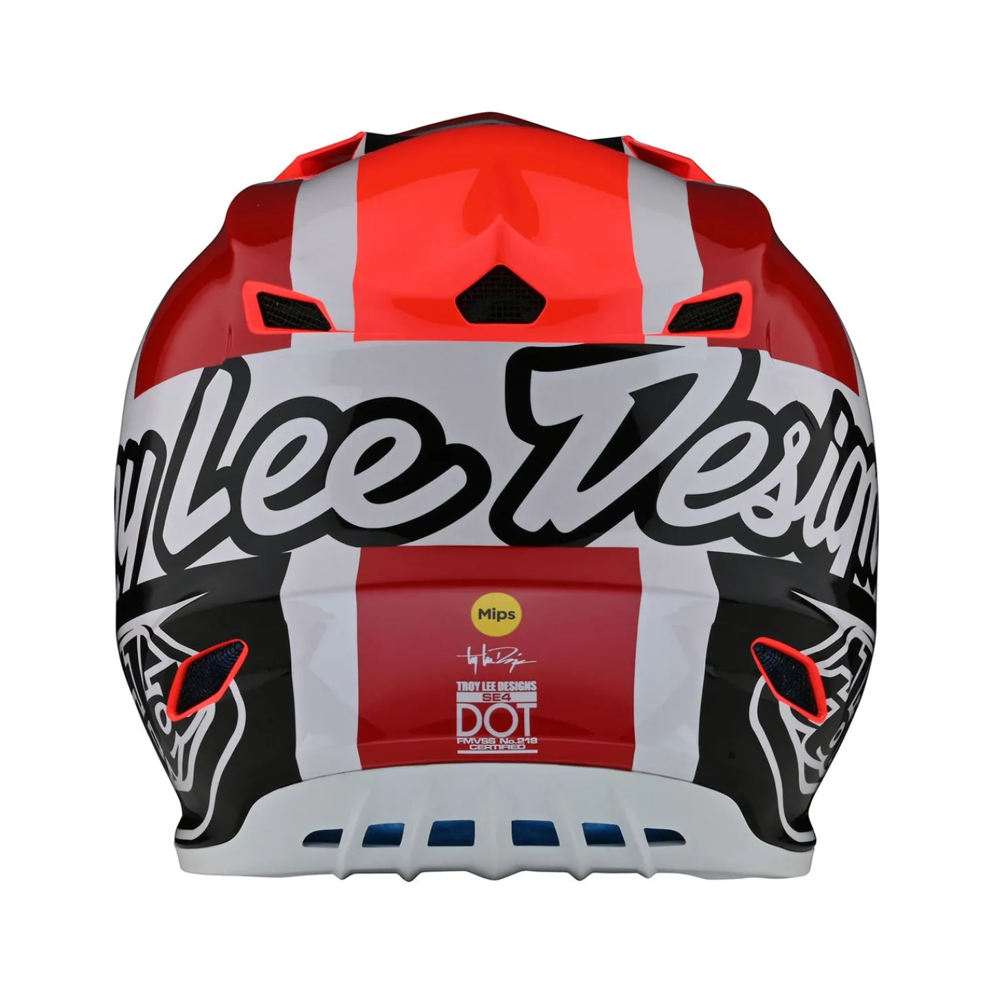 Women Troy Lee Designs Se4|Helmets^SE4 Polyacrylite Helmet Quattro Red / Charcoal