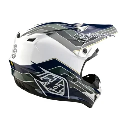 Women Troy Lee Designs Se4|Helmets^SE4 Polyacrylite Helmet W/MIPS Block Charcoal / Navy