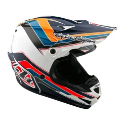 Women Troy Lee Designs Se4|Helmets^SE4 Polyacrylite Helmet W/MIPS Block Blue