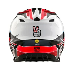 Women Troy Lee Designs Se4|Helmets^SE4 Polyacrylite Helmet W/MIPS Block Charcoal / Red