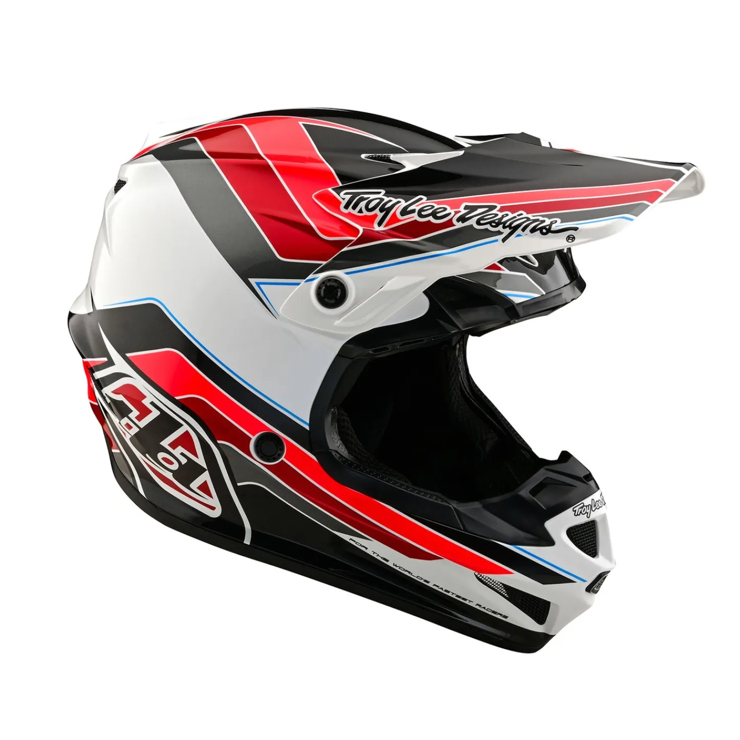 Women Troy Lee Designs Se4|Helmets^SE4 Polyacrylite Helmet W/MIPS Block Charcoal / Red