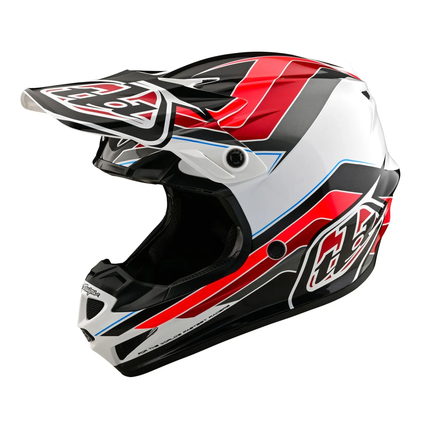 Women Troy Lee Designs Se4|Helmets^SE4 Polyacrylite Helmet W/MIPS Block Charcoal / Red